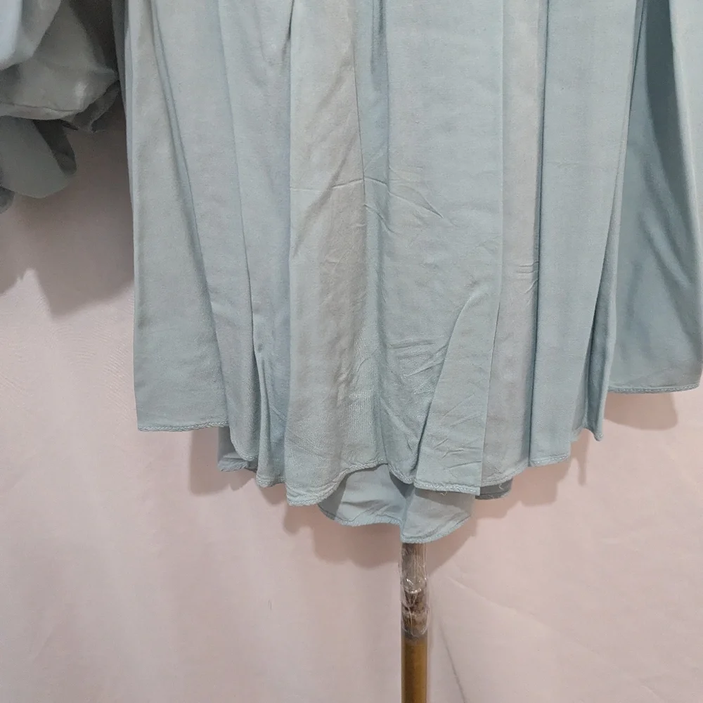 Sundance Blue Blouse With Flare Sleeves L - Picture 9 of 15